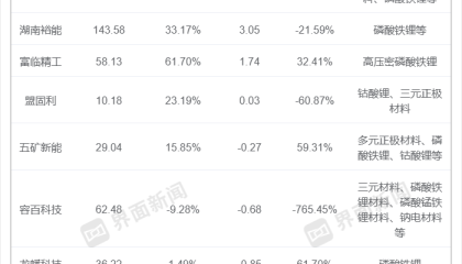 龙蟠科技连续十个季度亏损，正极材料企业为何难赚钱？