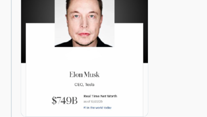 马斯克回应身家超7000亿美元