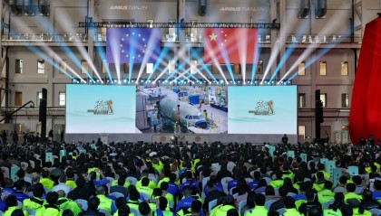 空客天津再扩产能，第二条A320总装线启用，直指月产75架目标