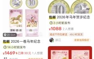 马年贺岁币钞发售“秒空”， 二手平台整套溢价至千元