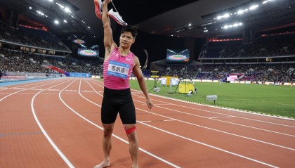 苏炳添，封印“9秒83”