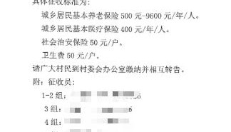 湖北孝感一乡镇每户要收50元“社会治安保险费”？当地回应