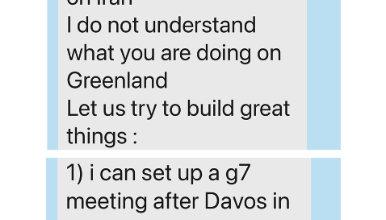 特朗普公布马克龙的短信：“无法理解你在格陵兰岛问题上的所作所为”