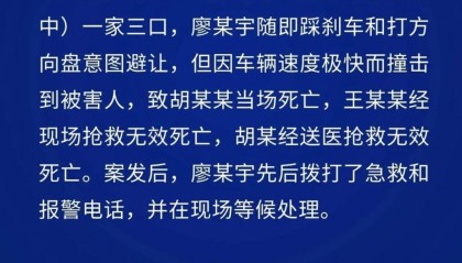 廖某宇以危险方法危害公共安全案一审被判死缓