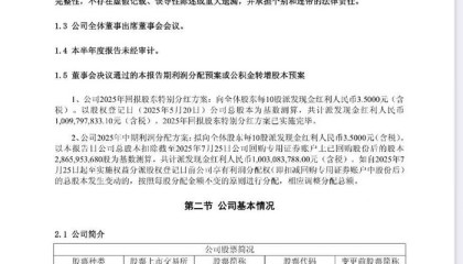 药明康德中报业绩两位数增长，拟派发现金红利约10亿元