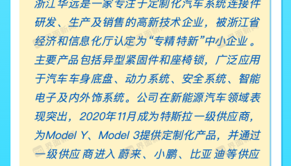 打新早报｜特斯拉产业链浙江华远、半导体概念胜科纳米今日申购