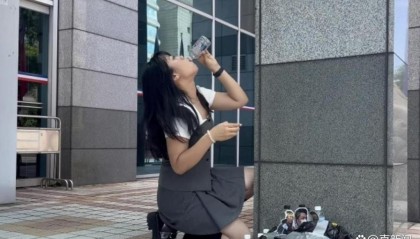 国民党美女一口干“核水”，民进党傻眼！